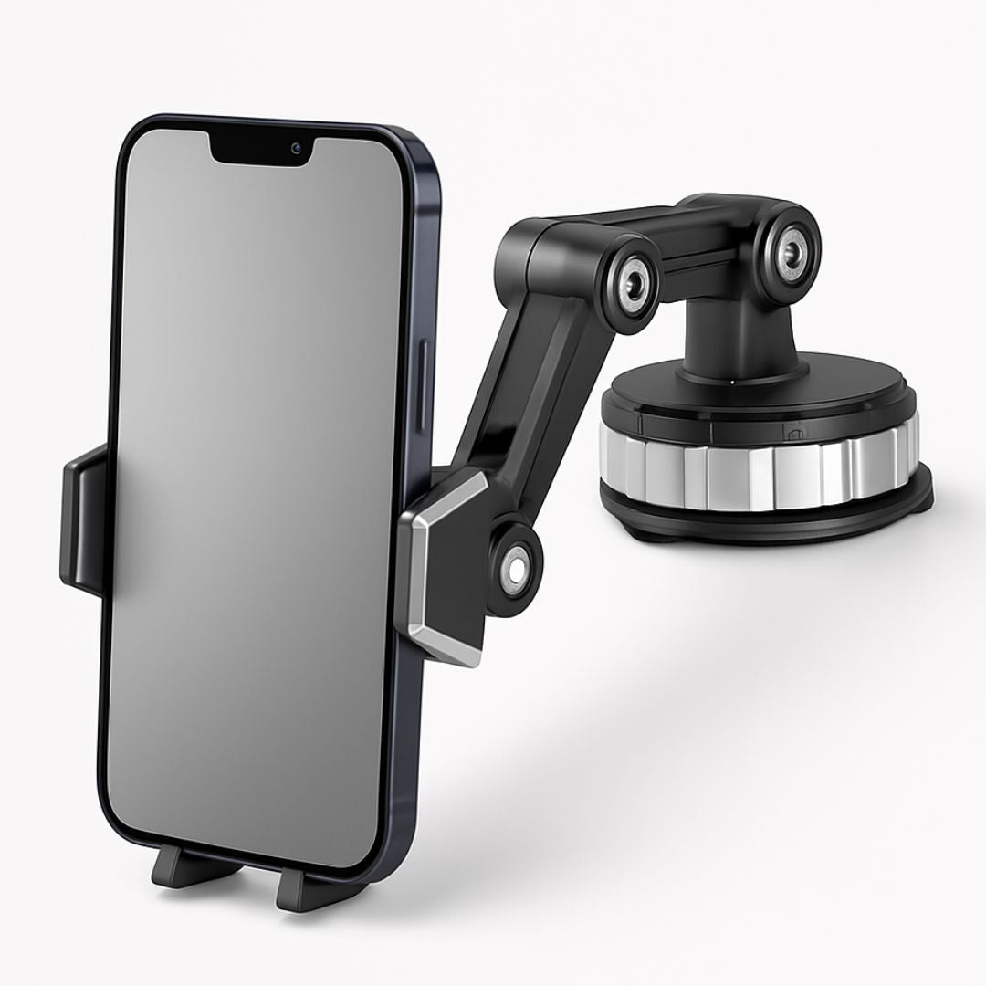 Phone Mount with Suction Cup & 360° Rotation