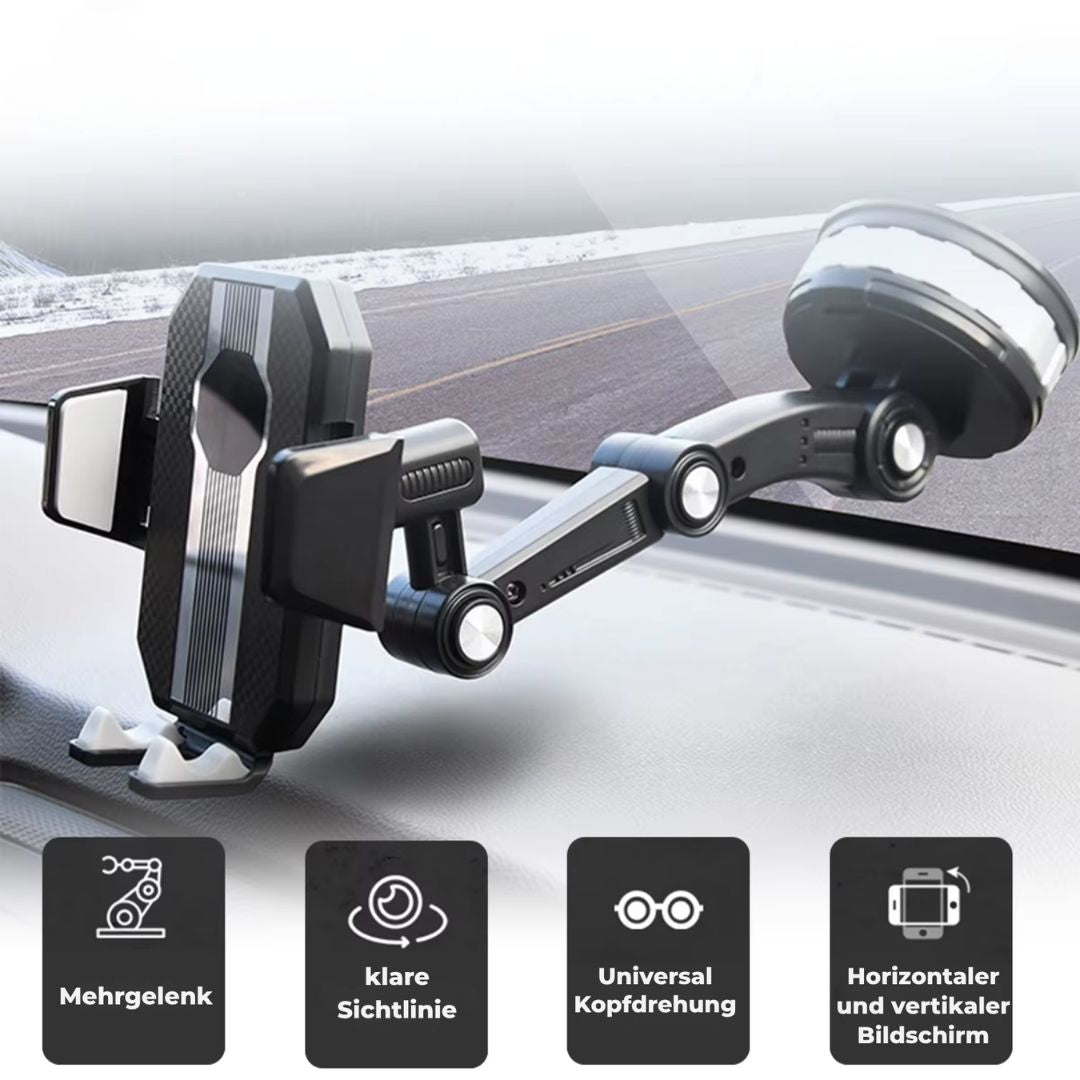 Phone Mount with Suction Cup & 360° Rotation