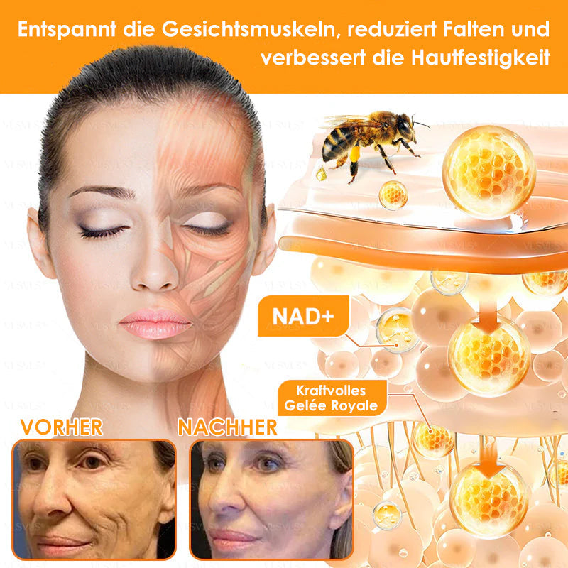 Anti-Aging Cream for Skin Healing and Renewal with Bee Peptide Formula