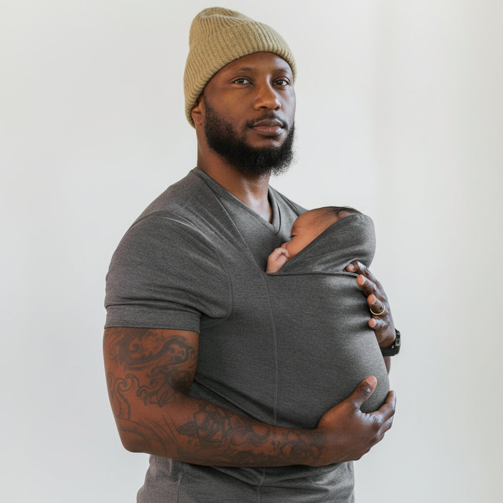 CuddleEase – Comfortable Babywearing Shirt for Effortless Parenting