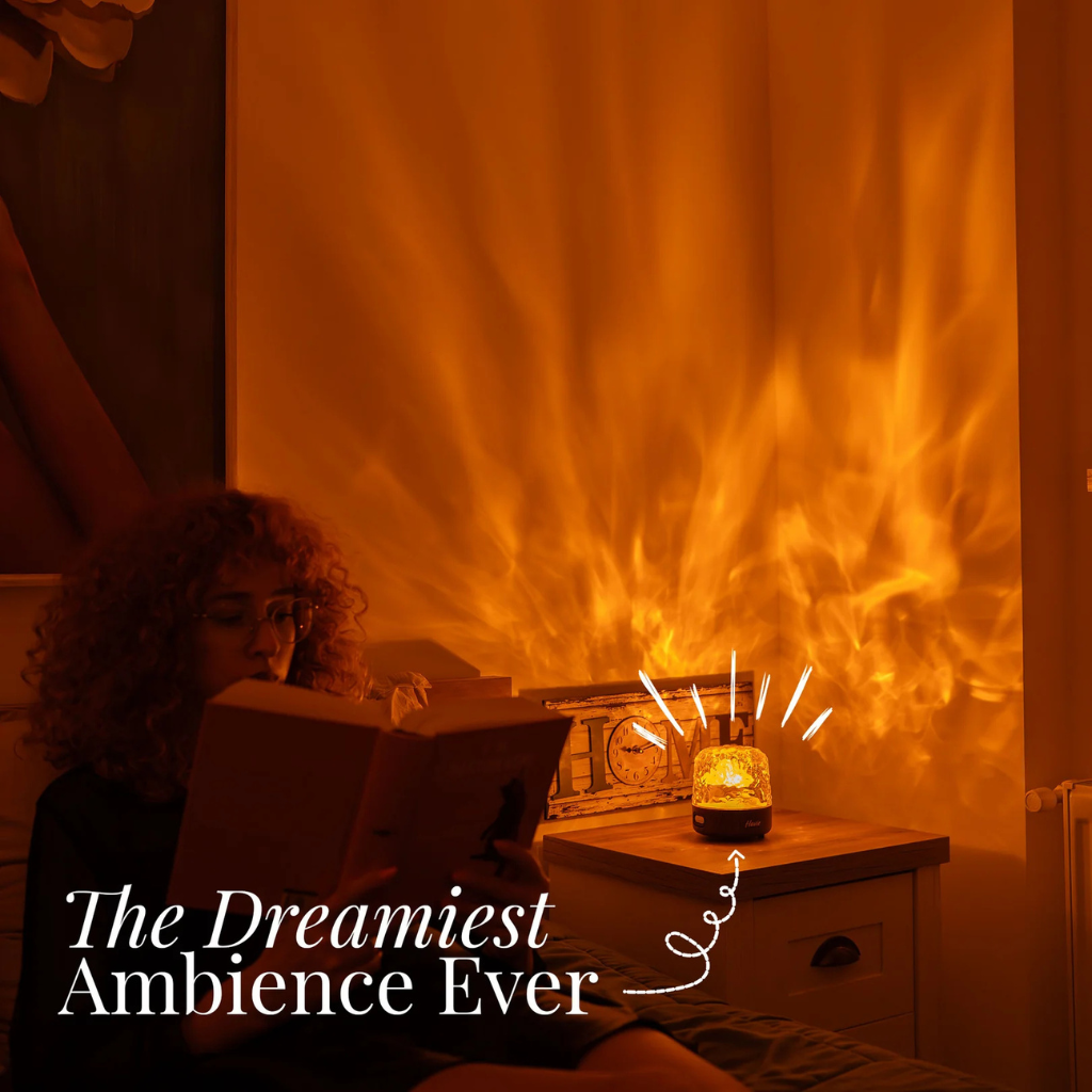 Smart Ambient Light and Sound Lamp for Sleep Comfort