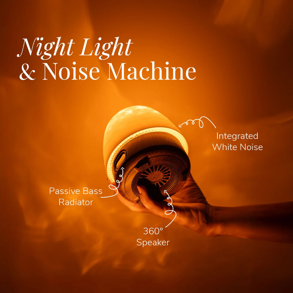 Smart Ambient Light and Sound Lamp for Sleep Comfort