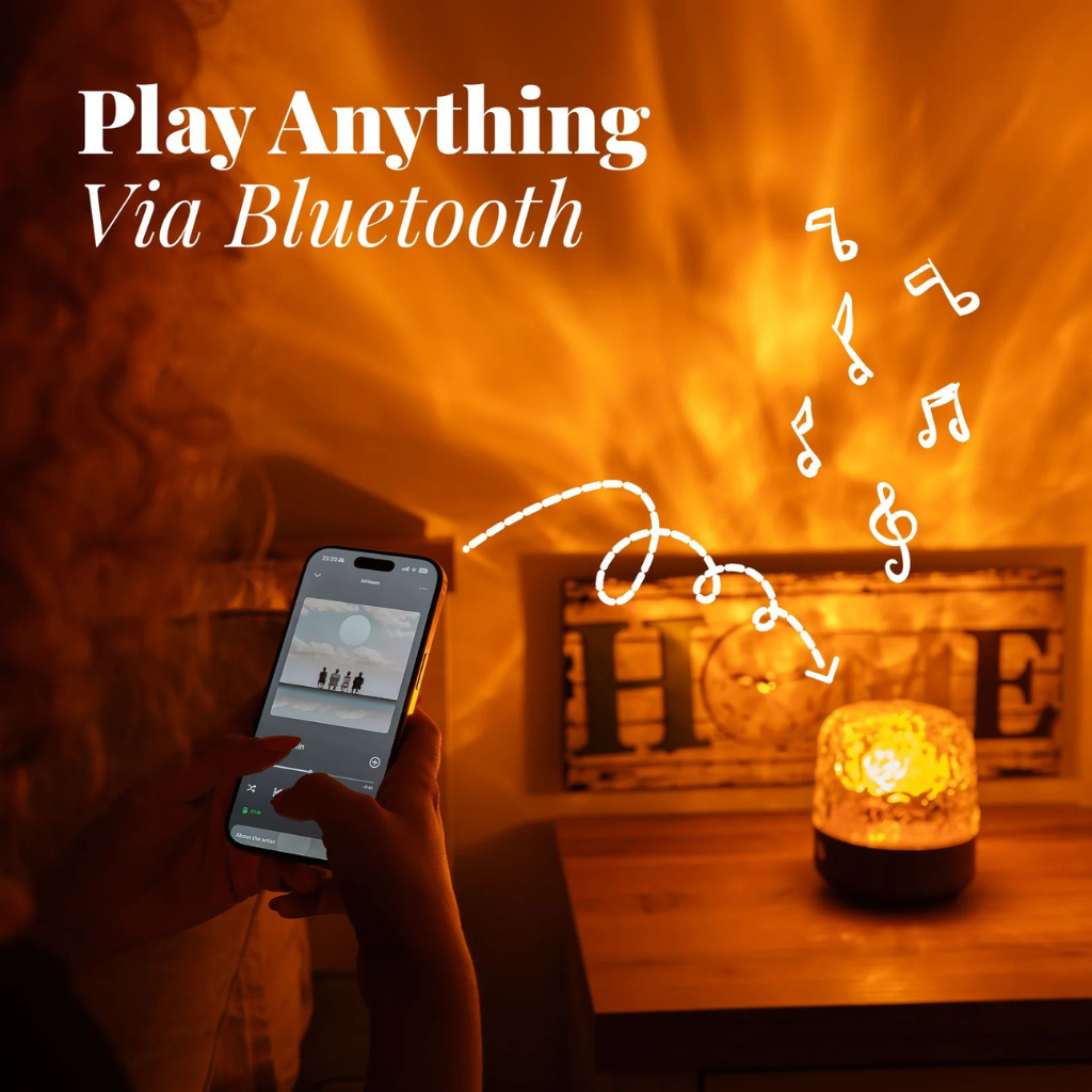 Smart Ambient Light and Sound Lamp for Sleep Comfort