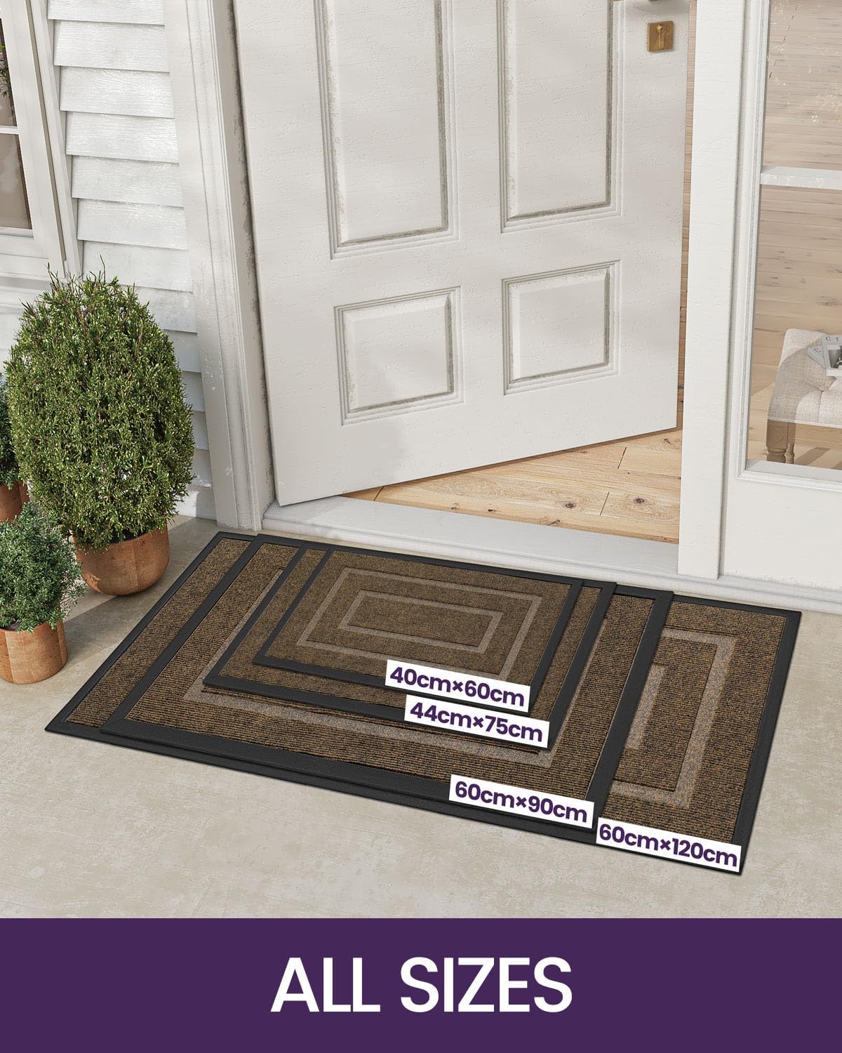 All-Season Non-Slip Waterproof Entrance Mat for Home & Office