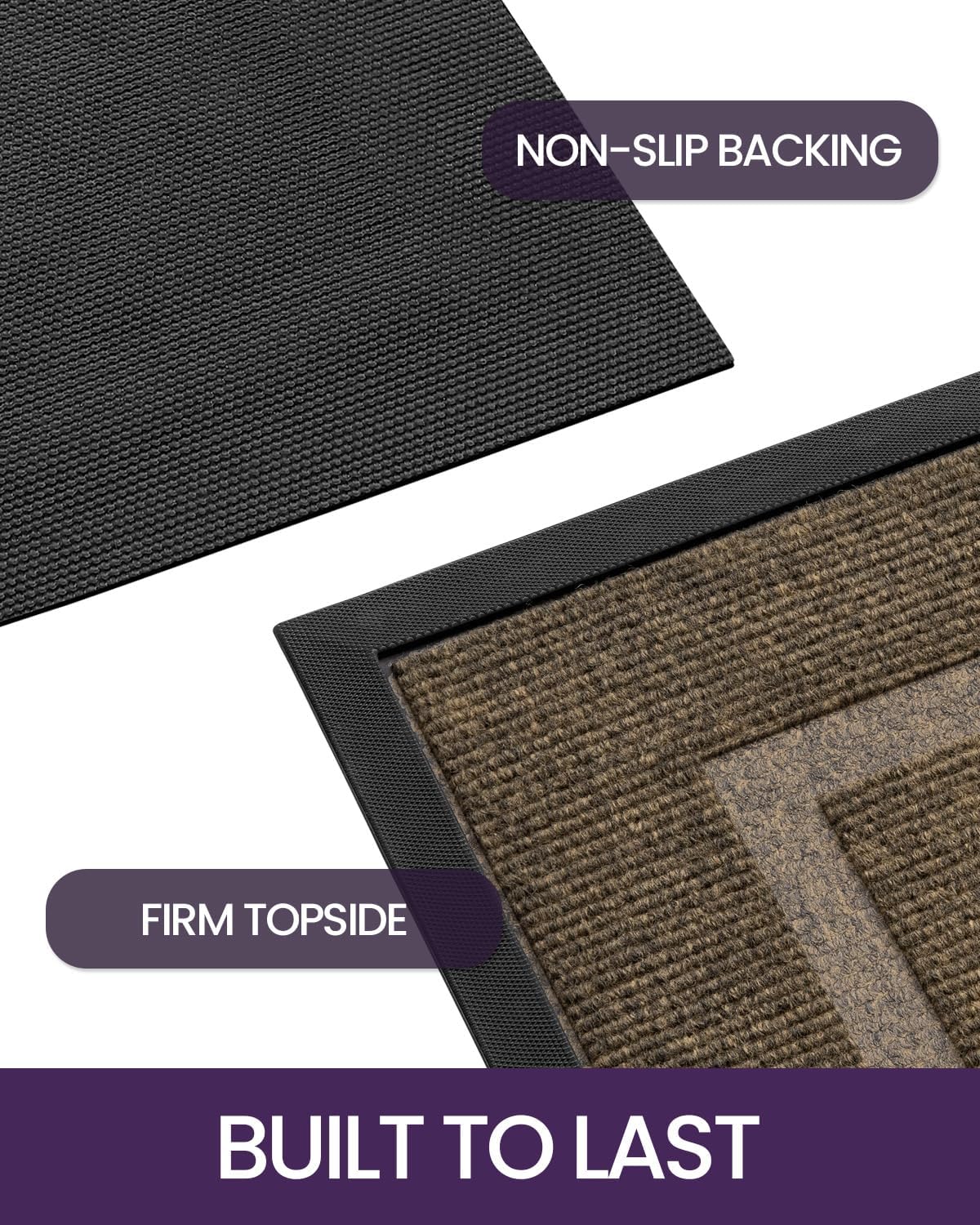 All-Season Non-Slip Waterproof Entrance Mat for Home & Office