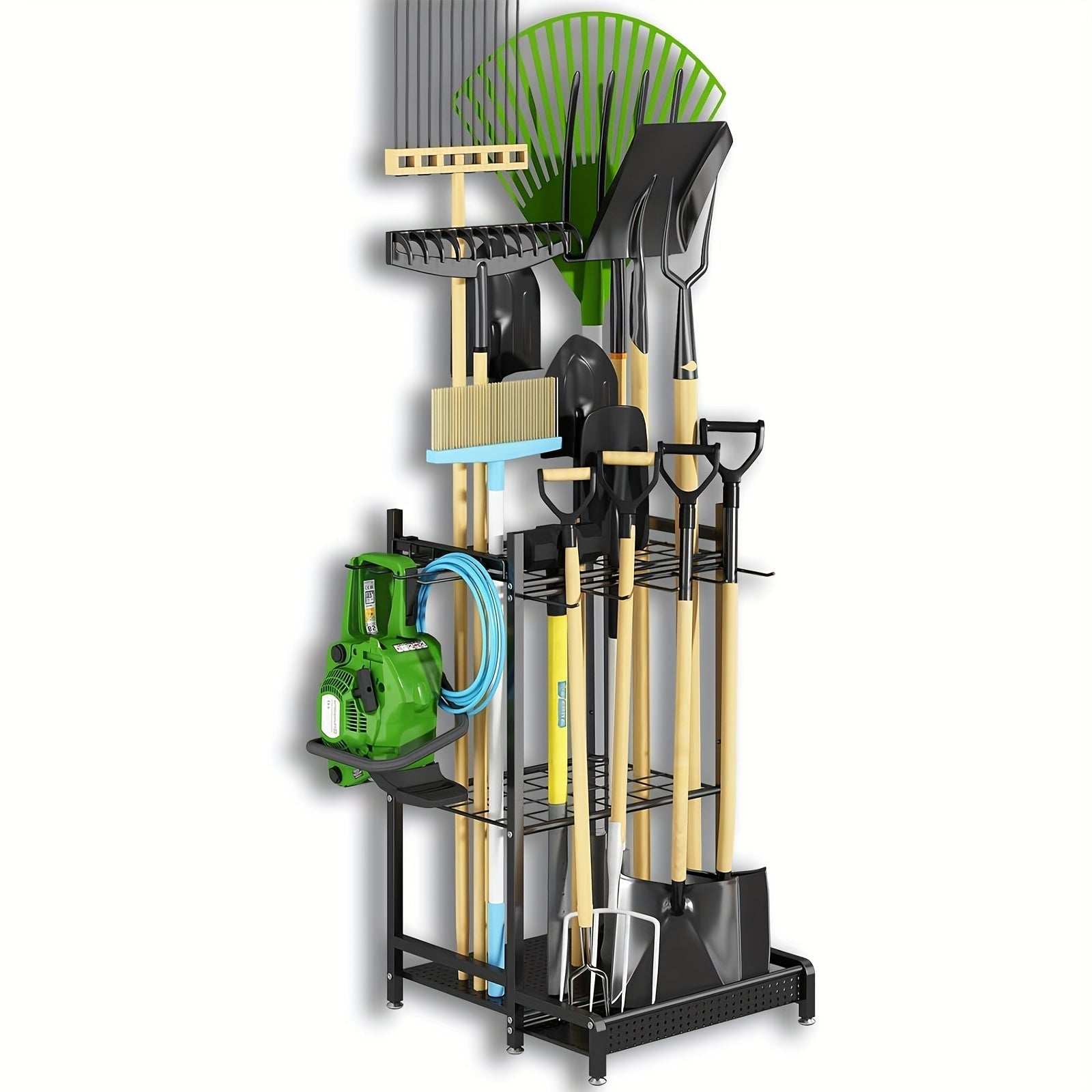 Sturdy Metal Tool Organizer for Outdoor Spaces