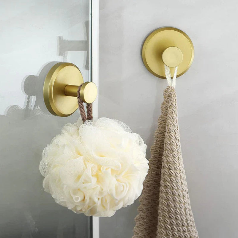 Versatile No-Drill Suction Hooks (2 Pack) – Effortless Organization for Every Room