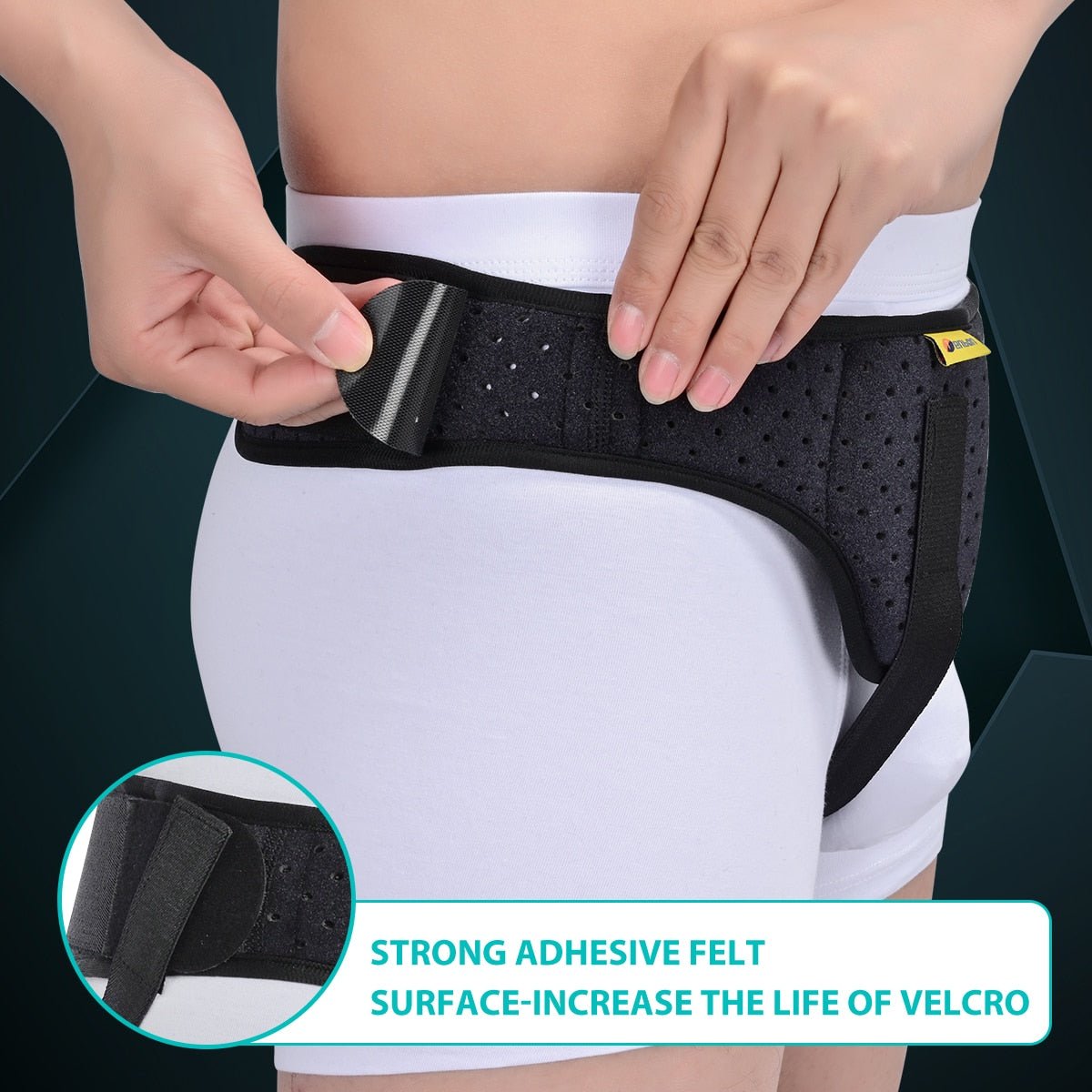 Adjustable Hernia Relief Support Strap with Comfort Pad