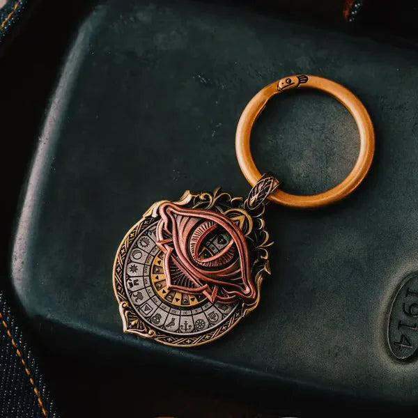 Men's Pendant Necklace | Mystical Eye Design | Vintage Style