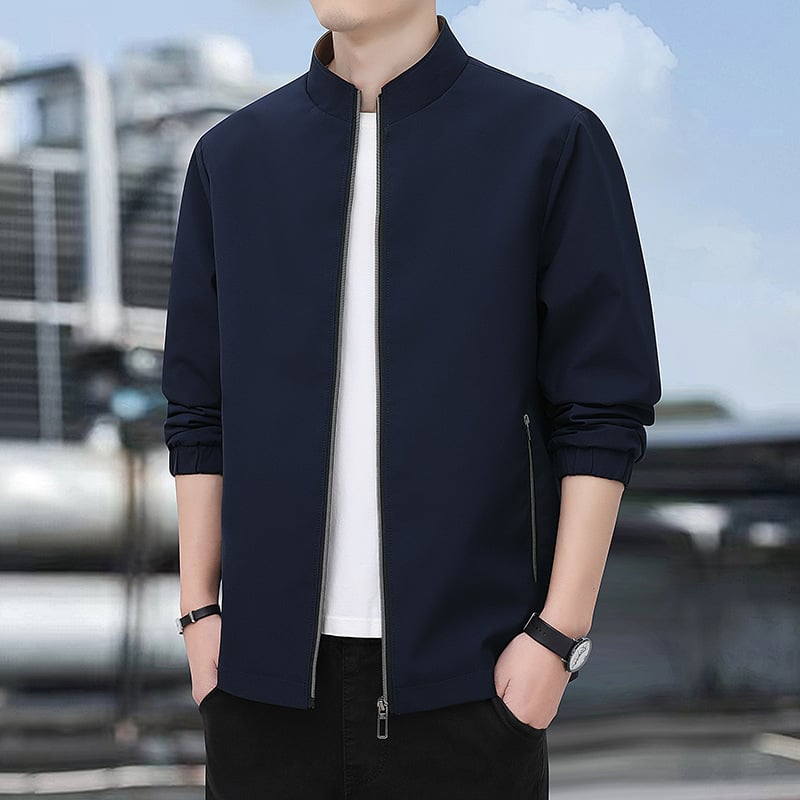 Men's Stand Collar Jacket – Effortless Style and Reliable Comfort for Active Living