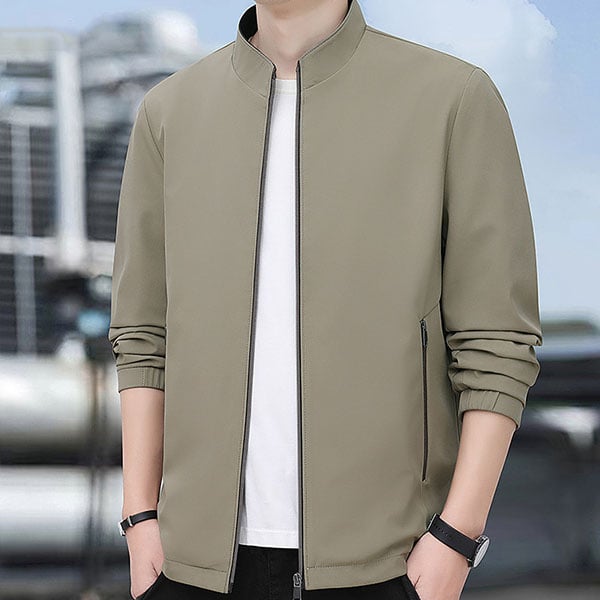 Men's Stand Collar Jacket – Effortless Style and Reliable Comfort for Active Living