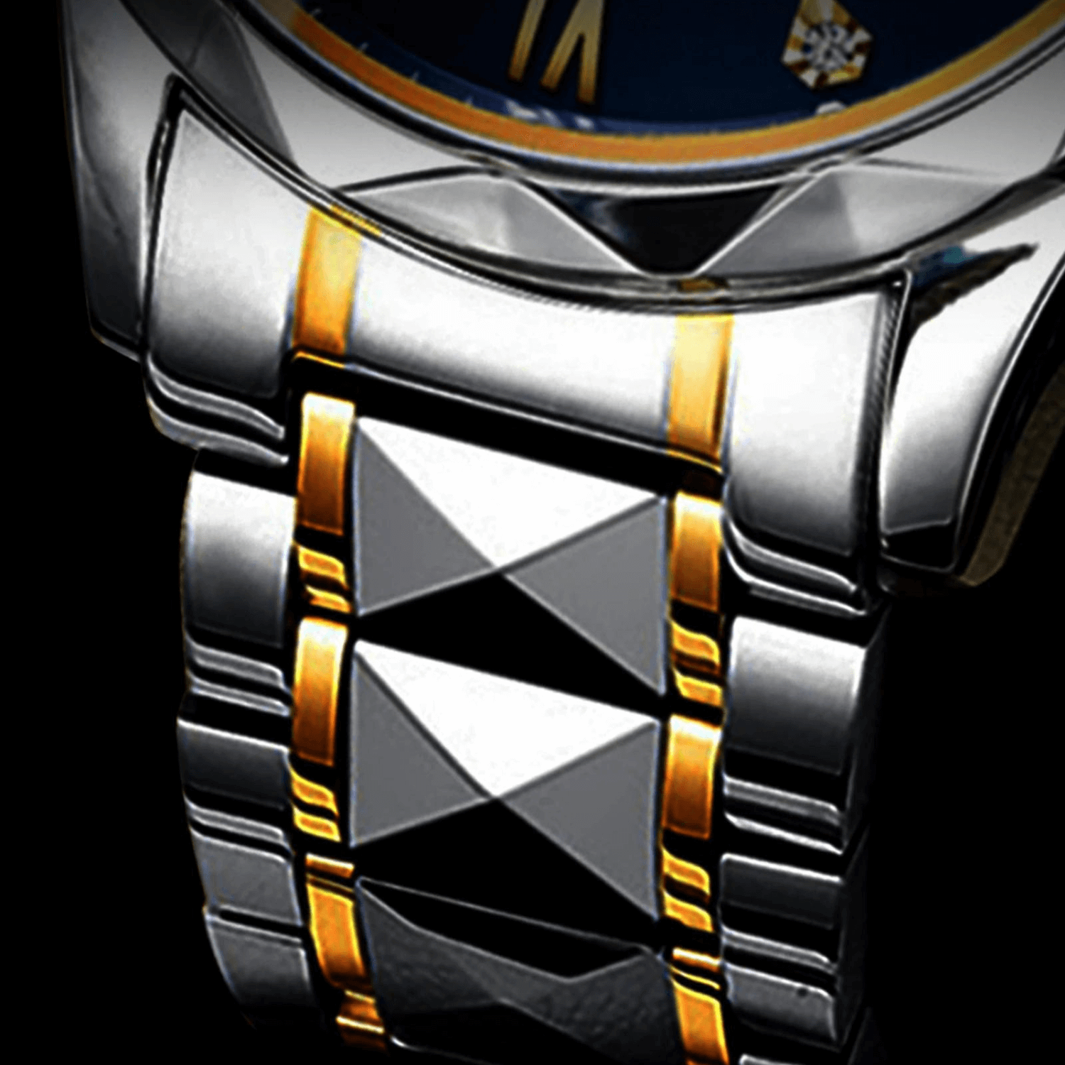 Men's Stainless Steel Watch with Quartz Movement | Luminous Hands | Date Display