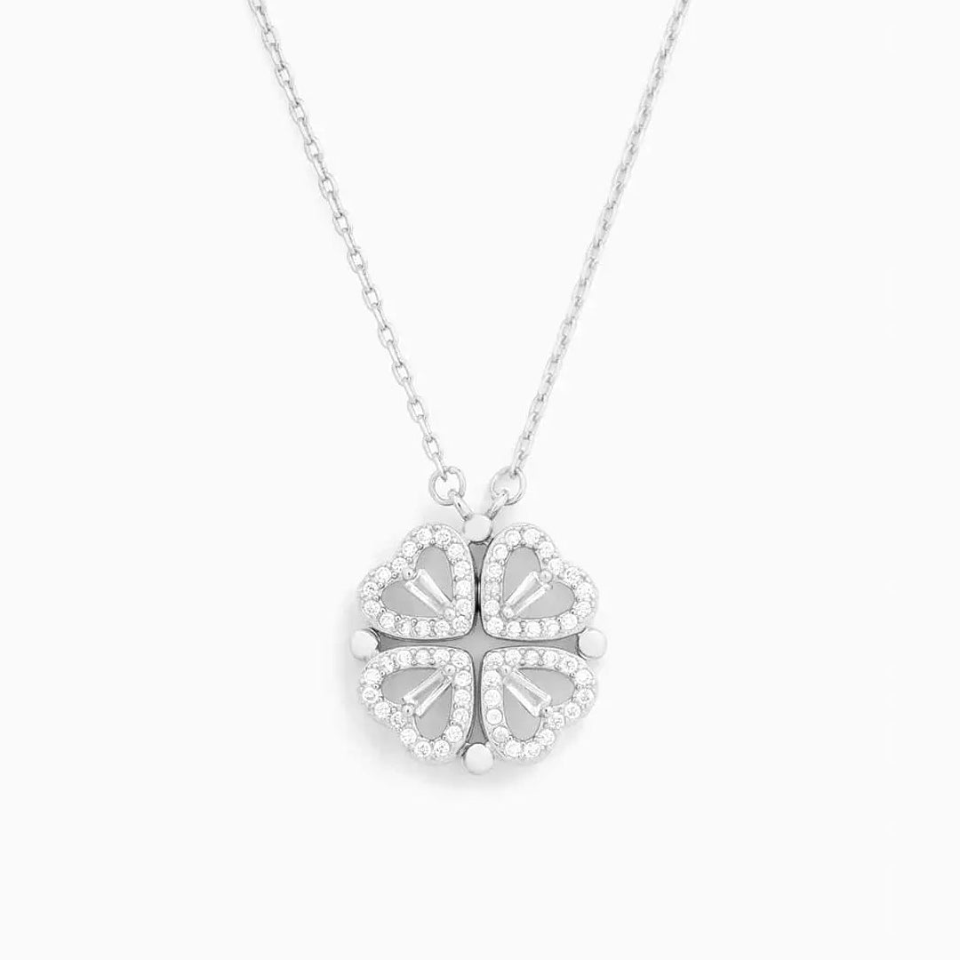 Heart Necklace | Transformable Pendant | Sparkling Lucky Design