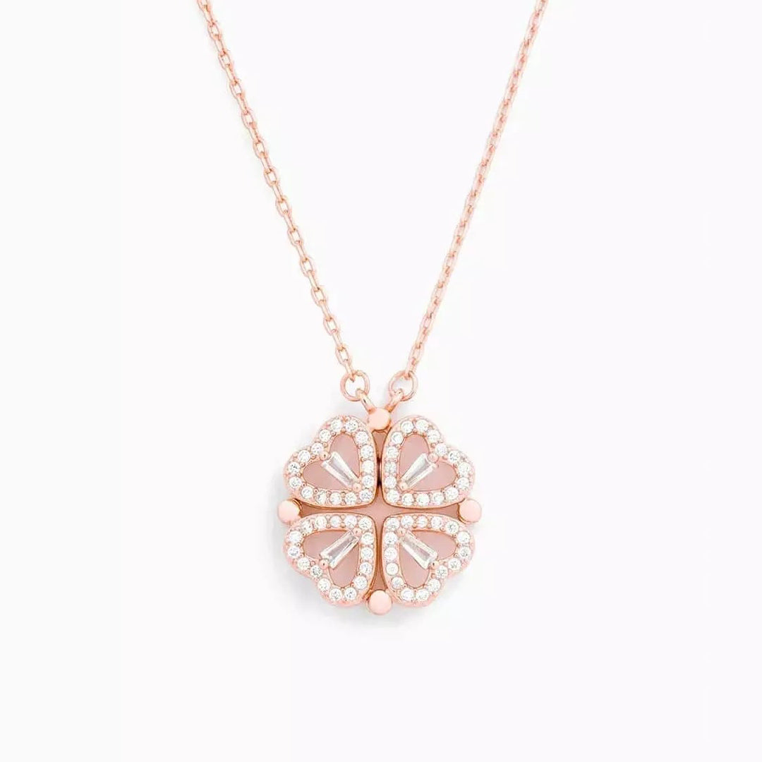 Heart Necklace | Transformable Pendant | Sparkling Lucky Design