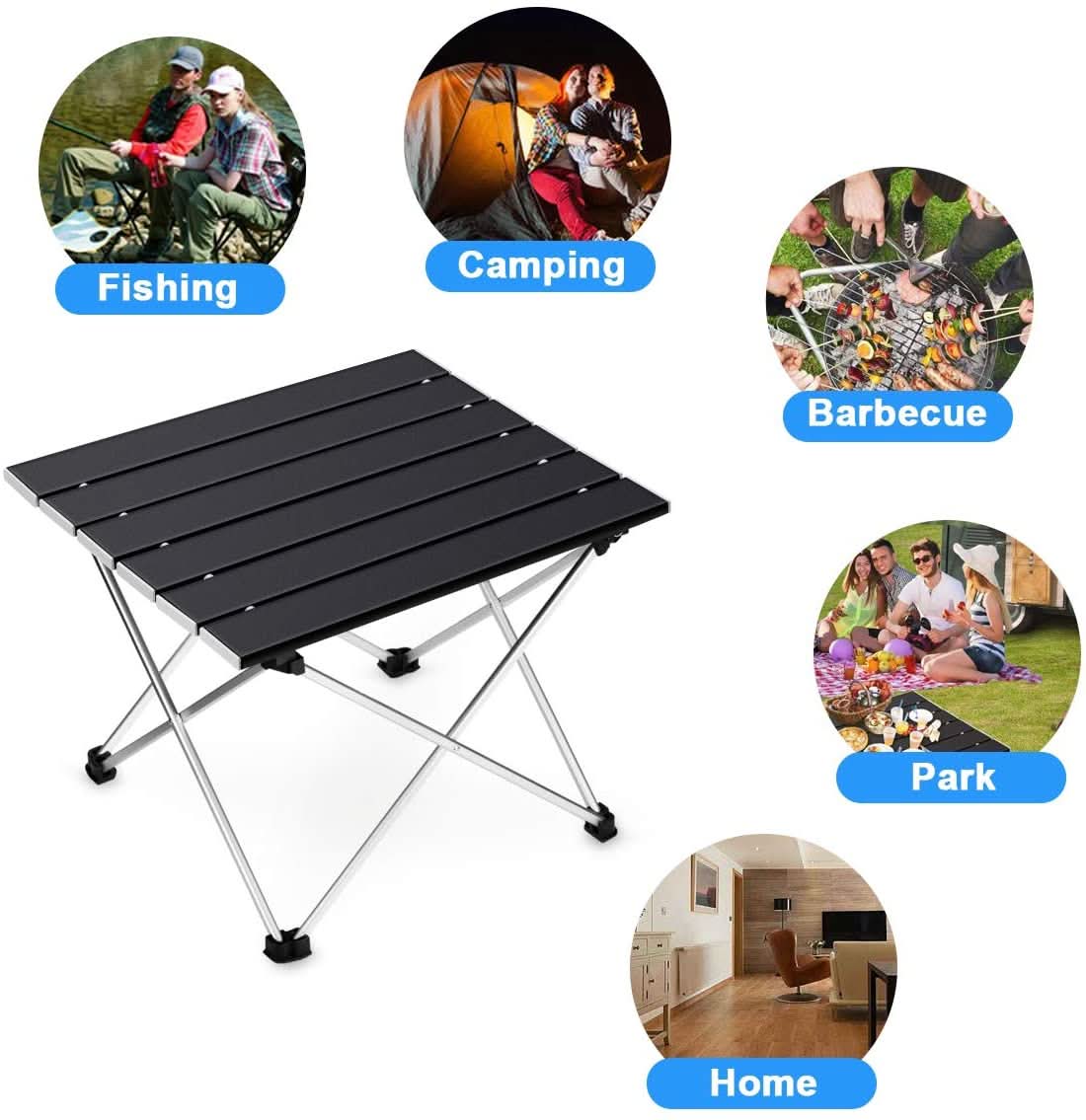 Portable Outdoor Desk for Camping, Garden, and Party Activities