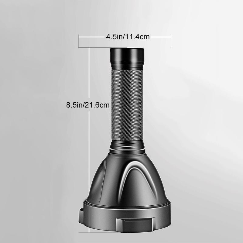 Ultra-Bright Rechargeable LED Torch with Waterproof Protection