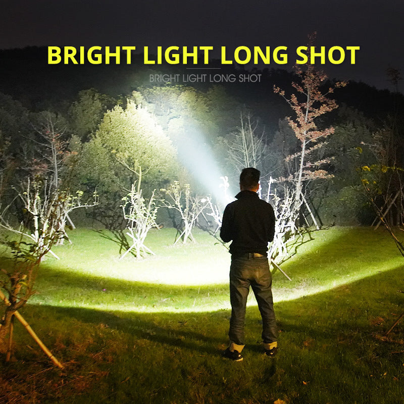 Ultra-Bright Rechargeable LED Torch with Waterproof Protection
