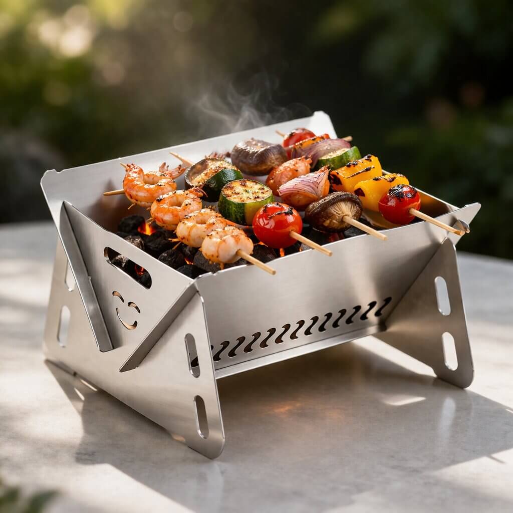 Charcoal Grill | Easy Assembly | Durable Design | Outdoor Flame