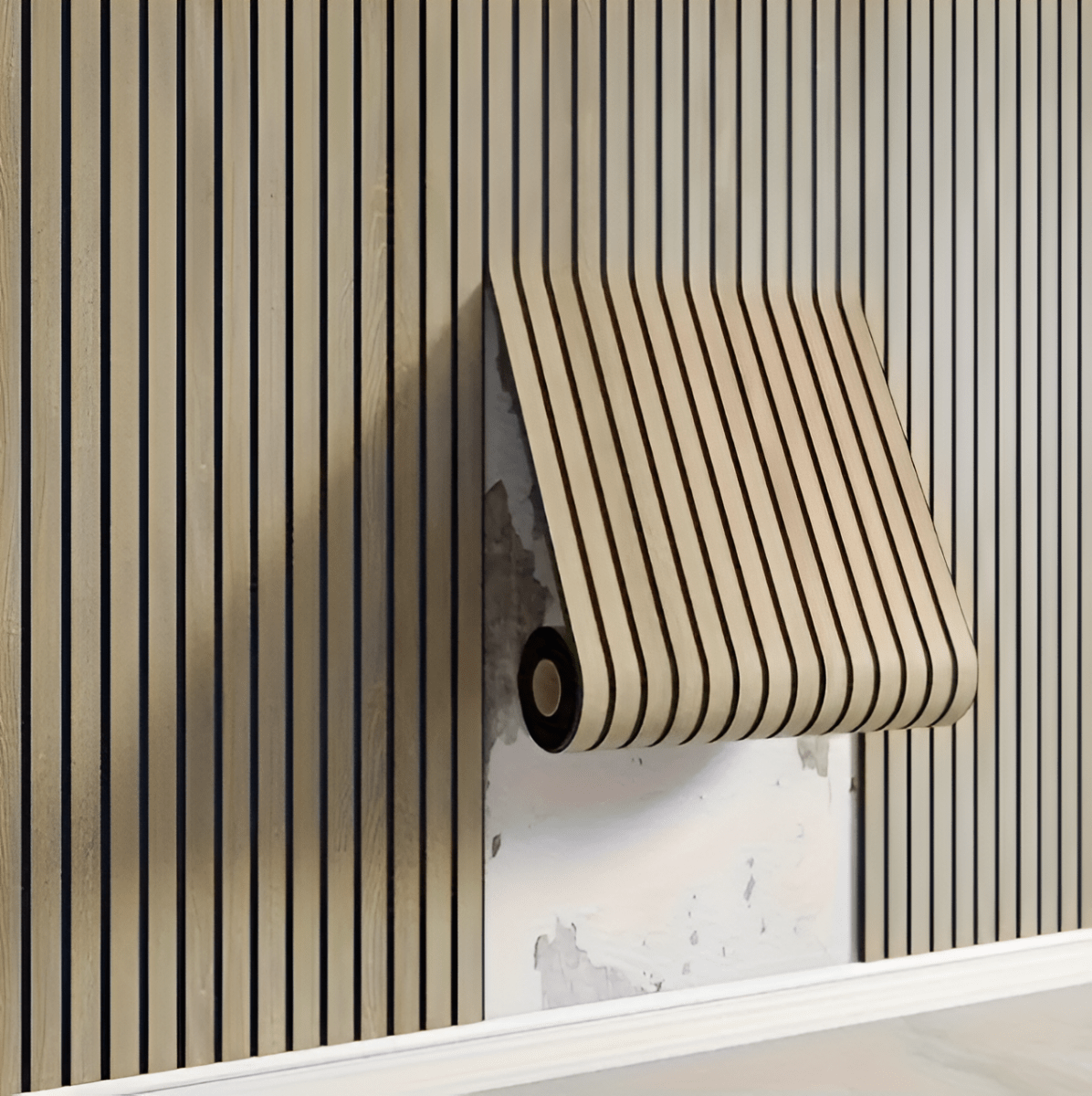 Self-Adhesive 3D Wood Paneling | Modern Wall Covering