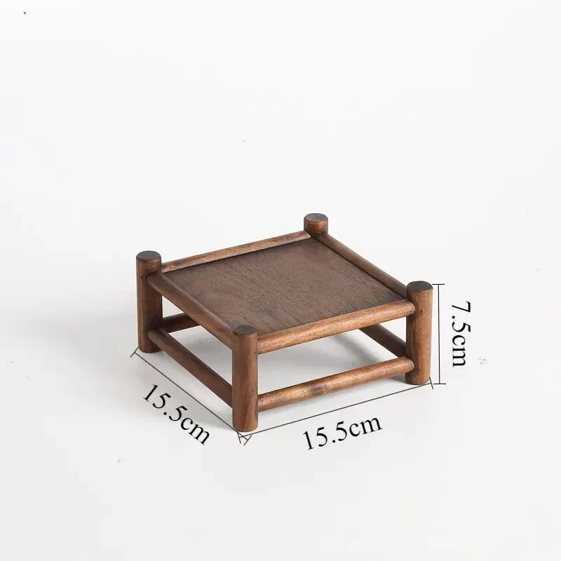 Wooden Shelf for Tea and Tableware | Solid Wood Design | Ready to Use