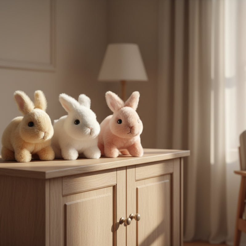 HOPPYBUD – Soft Interactive Bunny with Motion & Sounds