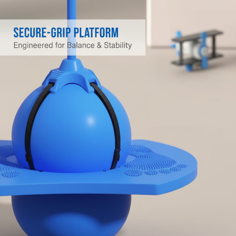 Jump Ball | Non-Slip Surface | Removable Handles