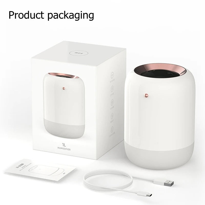 BreatheEasy UV Mist Humidifier - Silent & Portable