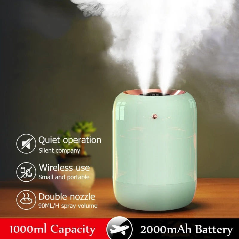 BreatheEasy UV Mist Humidifier - Silent & Portable