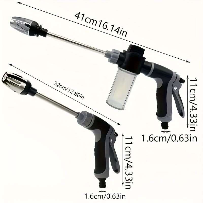 Ergonomic High-Pressure Spray Gun for Garden and Car Cleaning