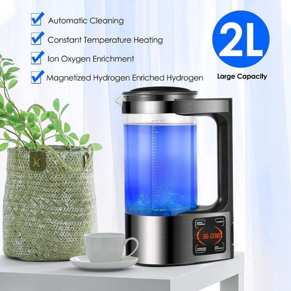 Hydrogen Infusion Water Purifier with Customizable Timer