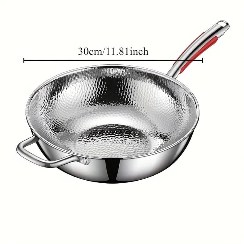 Stainless Steel Wok for Induction Cooking – High-Quality Design