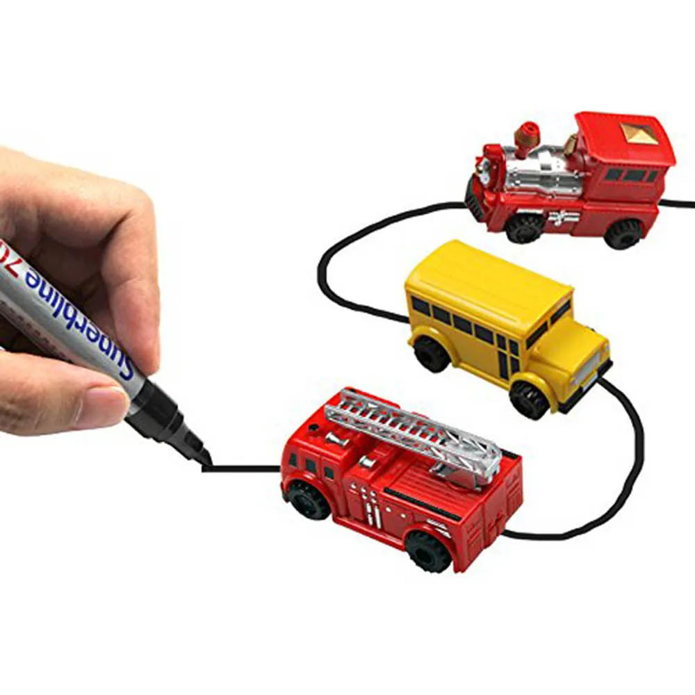 Inductive Line-Following Toy Car | Follows Drawn Paths | Ready to Use