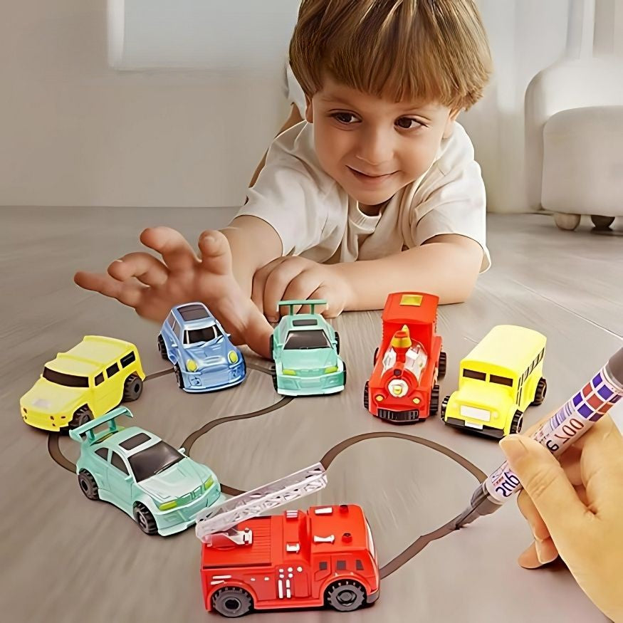 Inductive Line-Following Toy Car | Follows Drawn Paths | Ready to Use