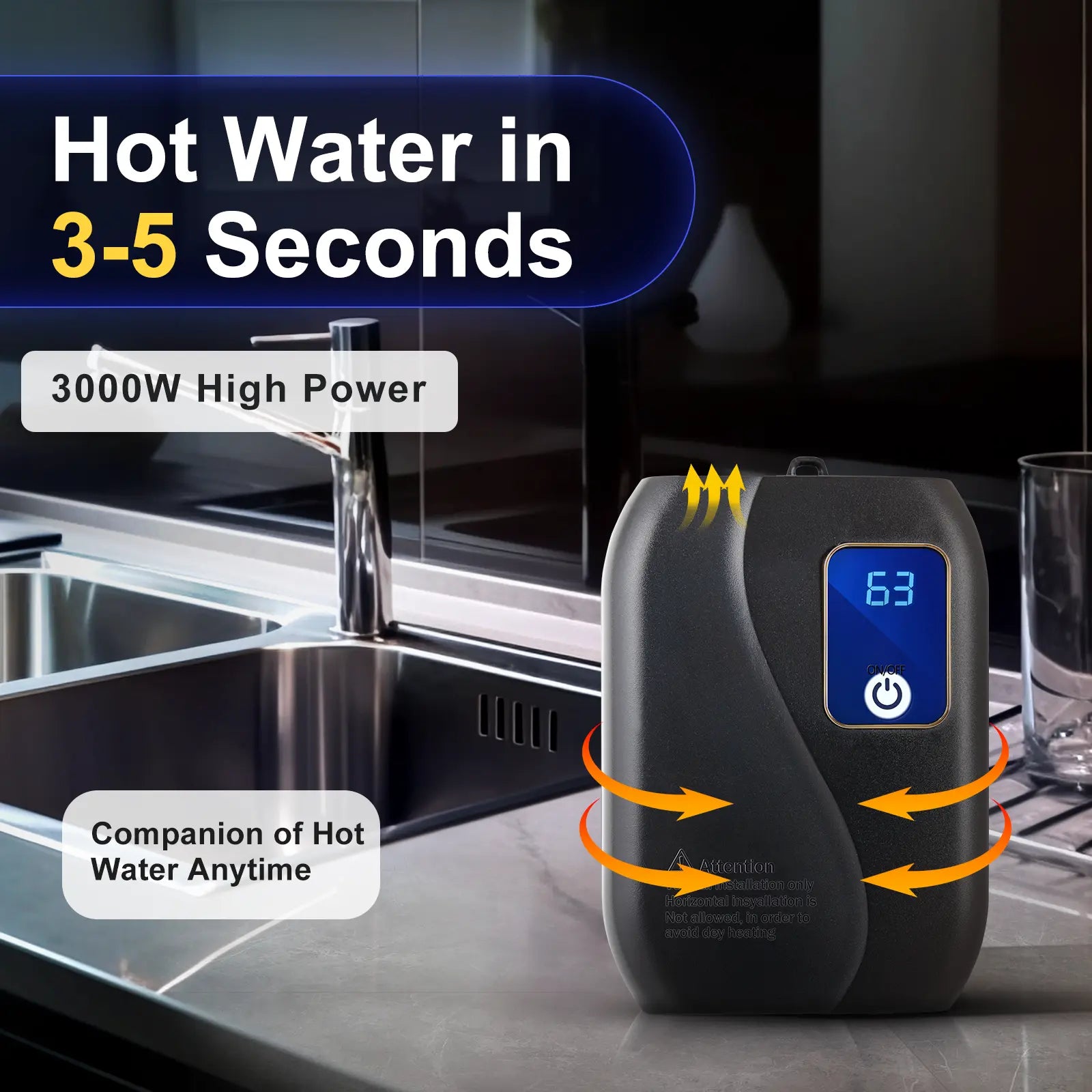 Compact On-Demand Hot Water System for Instant Comfort