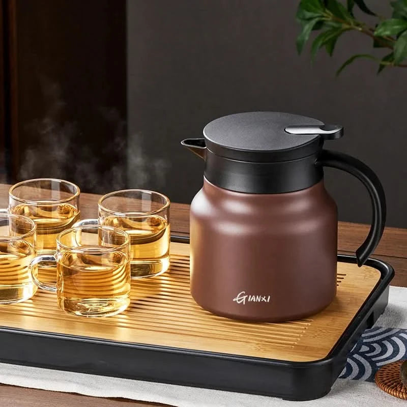 Elegant 800 ml Insulated Teapot with Removable Infuser