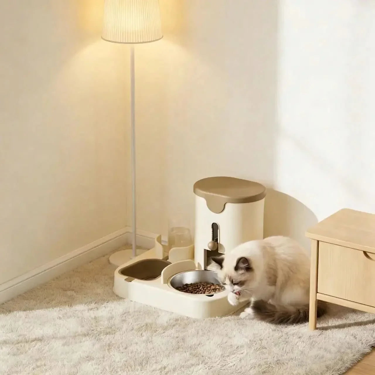 2-in-1 Food and Water Bowl for Pets – Integrated Design