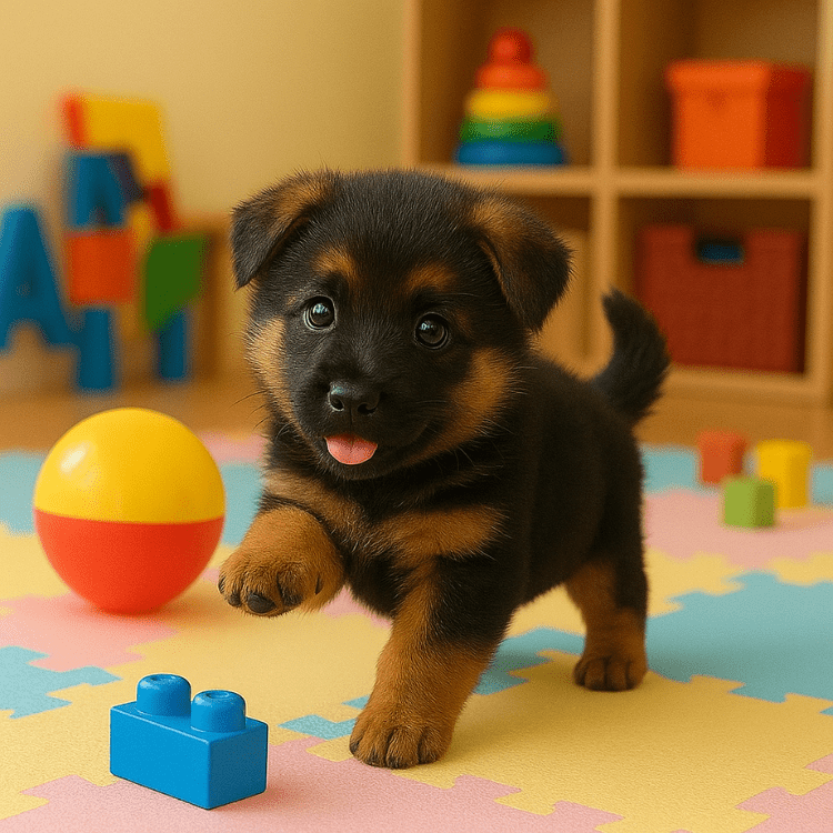 Interactive Walking and Barking Robot Dog Toy with Wagging Tail