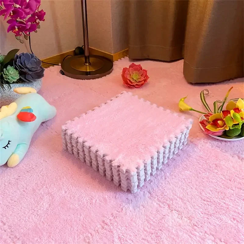 12-Piece Interlocking Foam Floor Mat Set for Comfort & Style