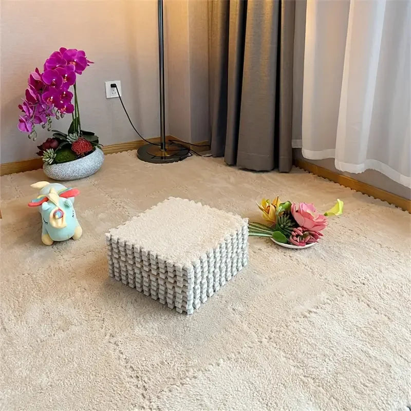 12-Piece Interlocking Foam Floor Mat Set for Comfort & Style