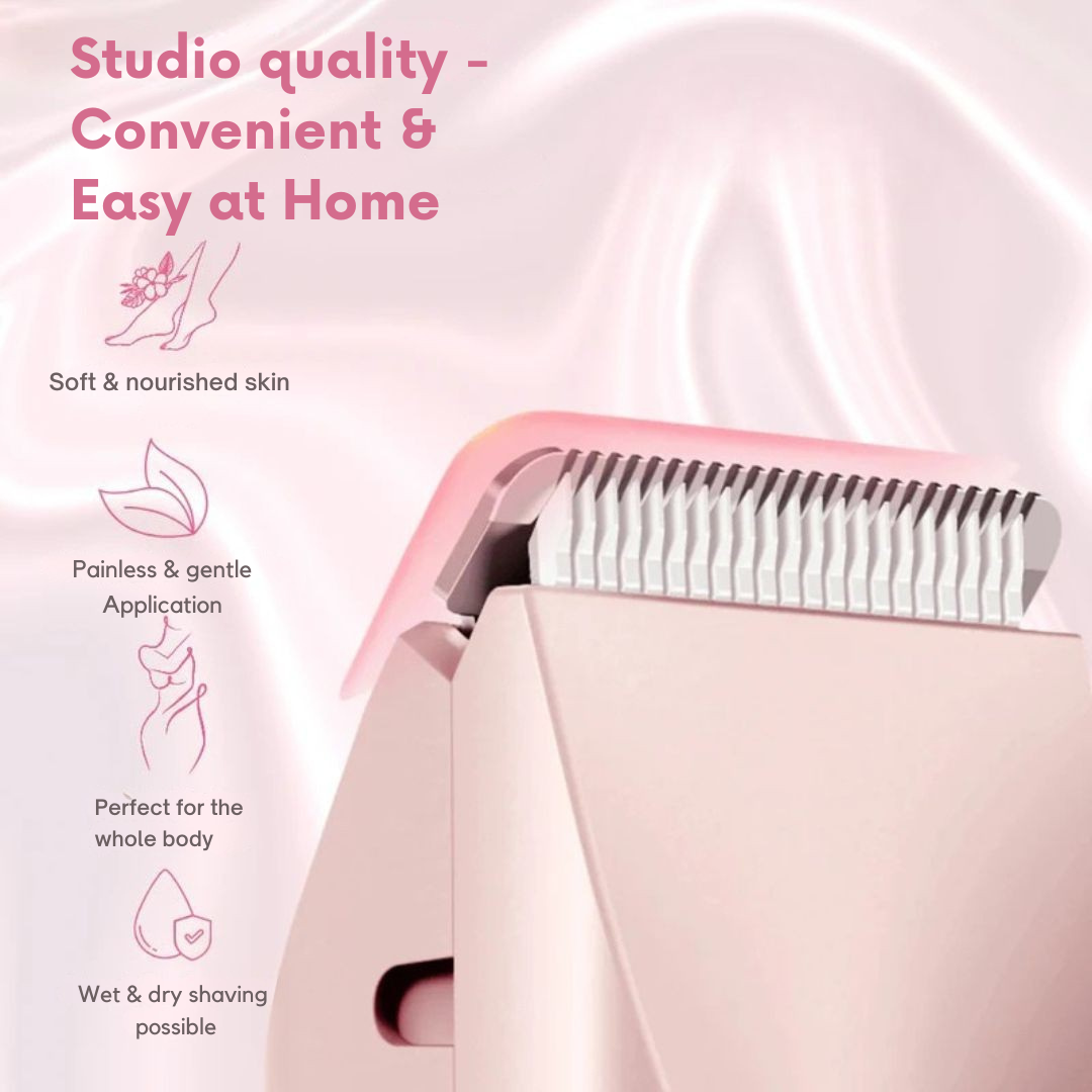 Cordless Electric Razor for Gentle Wet and Dry Shaving