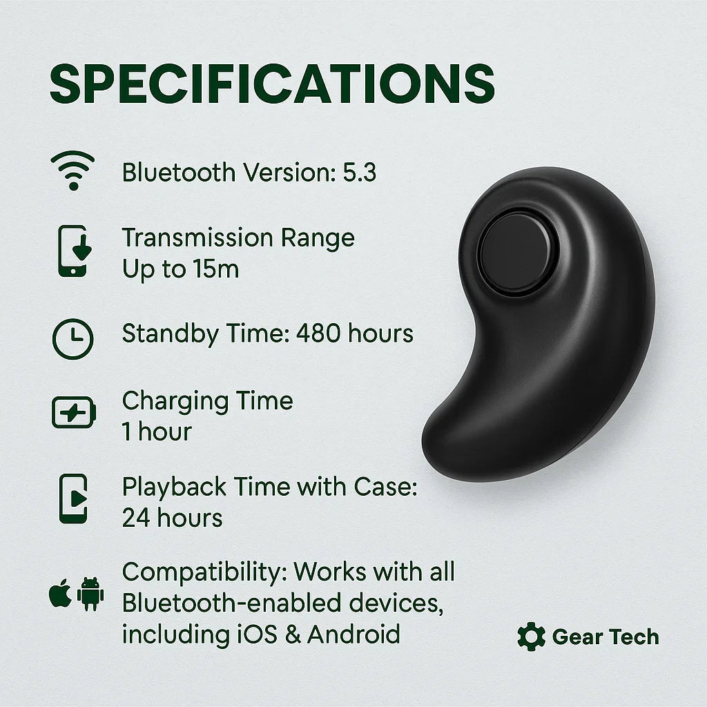 Ultra-Comfort Bluetooth Sleep Earbuds for Restful Nights