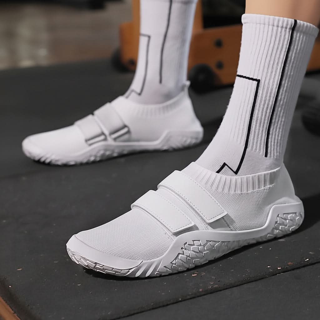 Training Shoes for Improved Stability and Performance - Flat Design