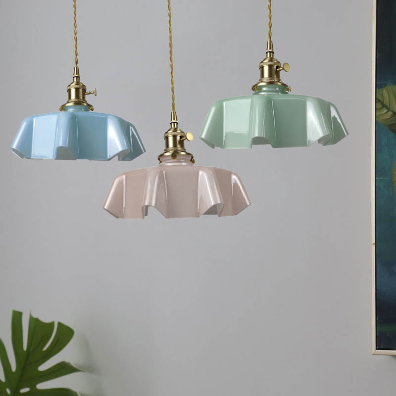 Charming Blossom Glass Pendant Lamp – Classic Fixture for Dining Areas