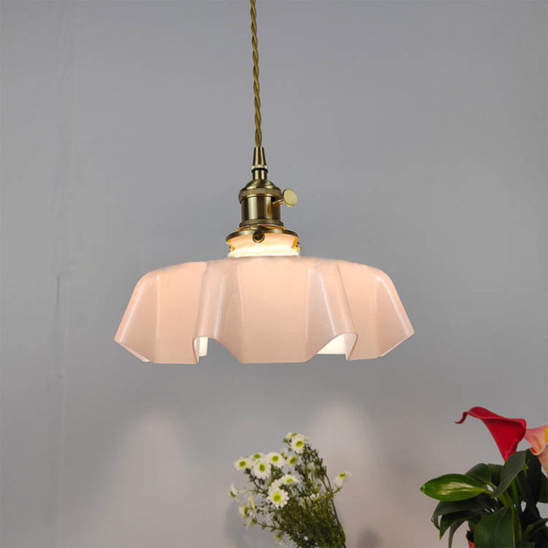 Charming Blossom Glass Pendant Lamp – Classic Fixture for Dining Areas