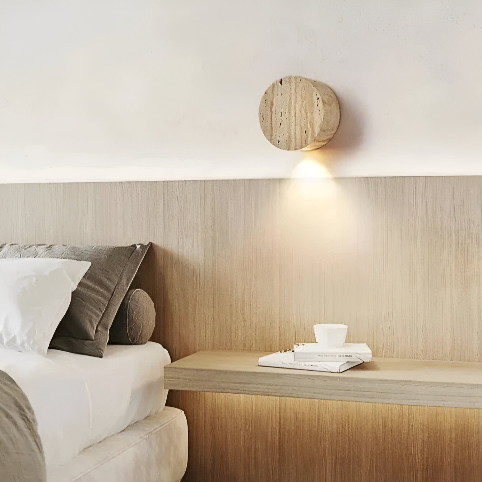 Nature-Inspired LED Wall Light for Cozy Spaces