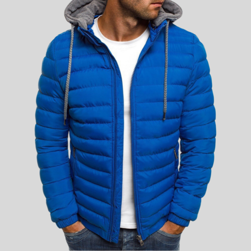 Warm Padded Jacket with Hood
