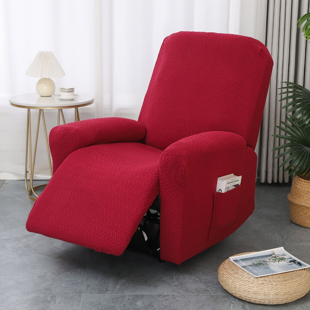 CozyGuard - Tailored Recliner Cover with Convenient Pocket