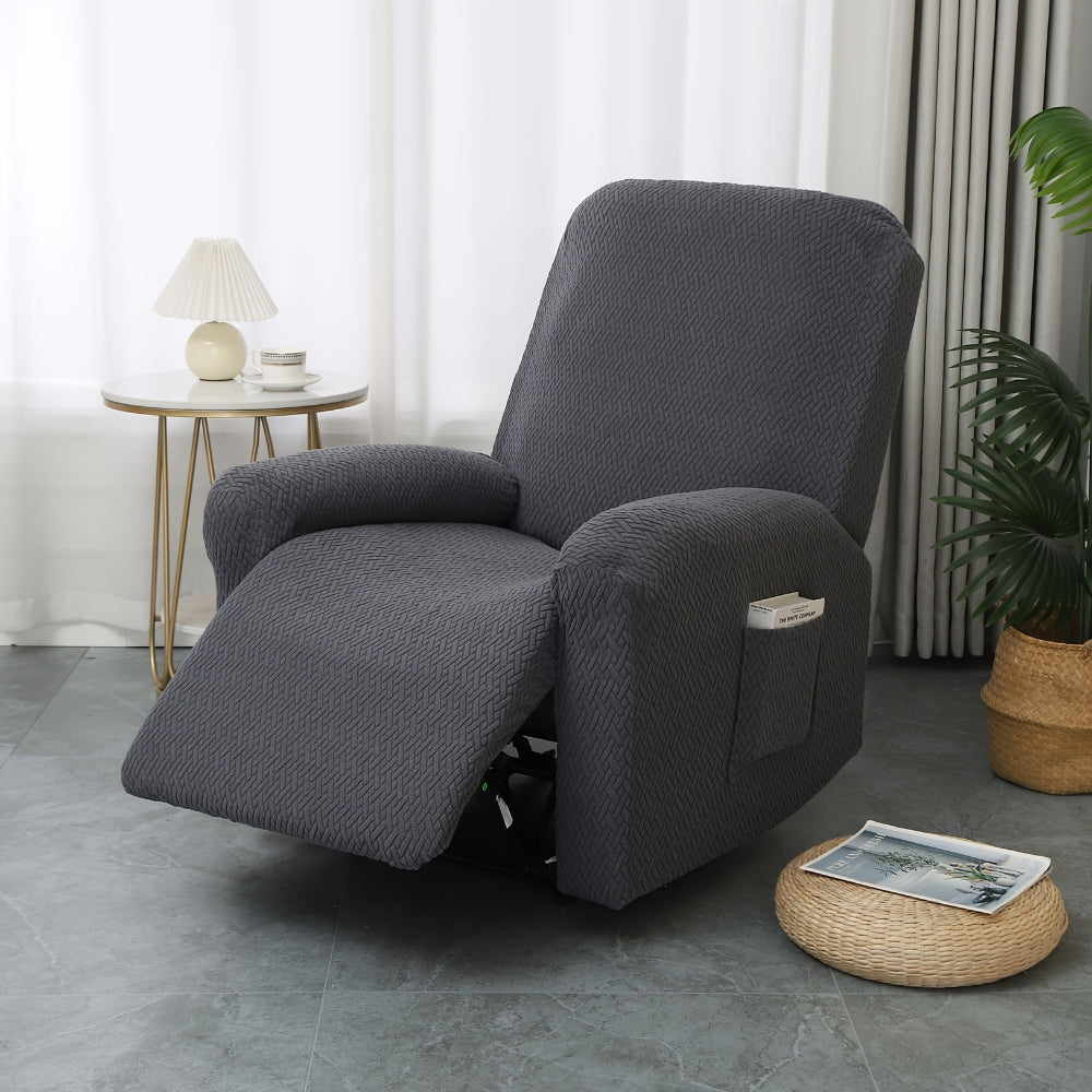 CozyGuard - Tailored Recliner Cover with Convenient Pocket