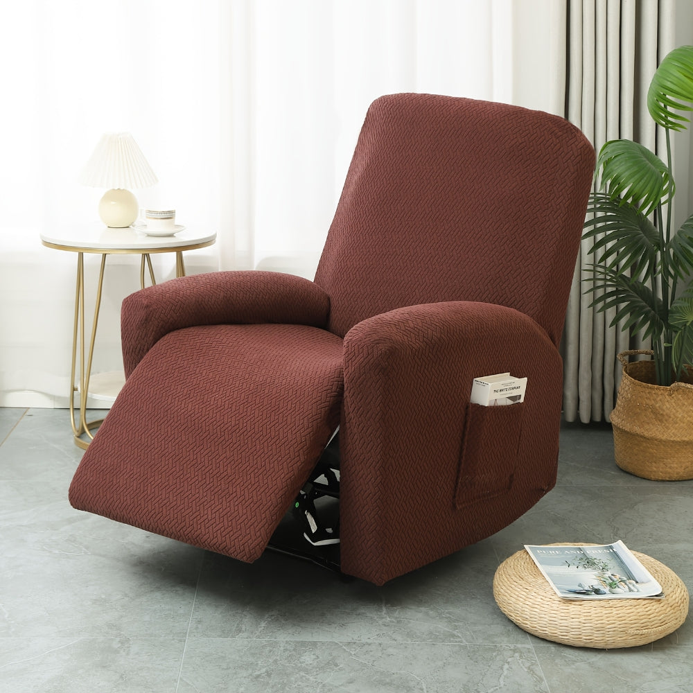 CozyGuard - Tailored Recliner Cover with Convenient Pocket