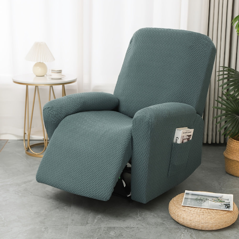 CozyGuard - Tailored Recliner Cover with Convenient Pocket